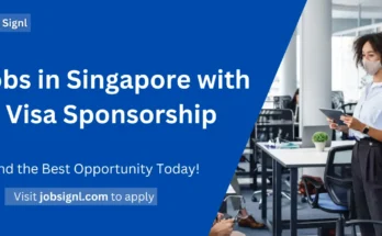 Jobs in Singapore with Visa Sponsorship